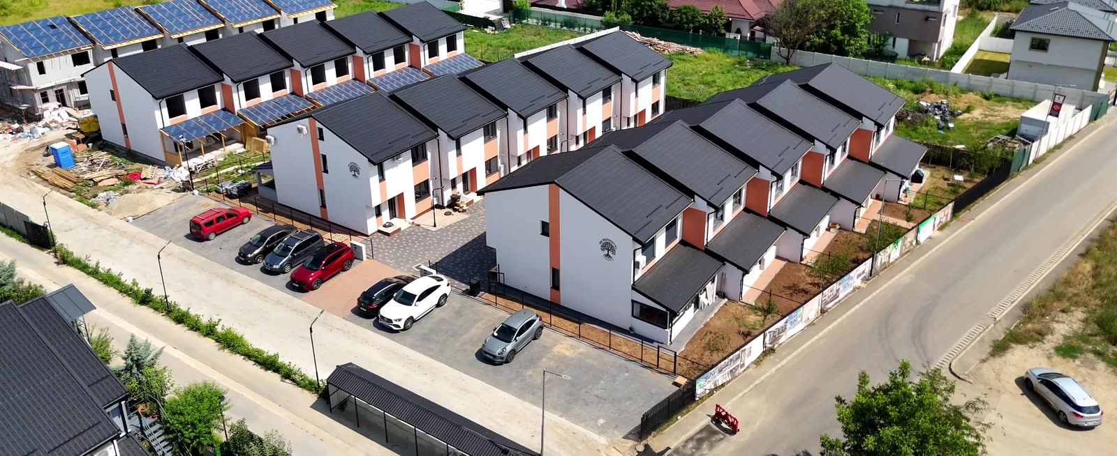 Ansamblul rezidențial Iernii 45 — Bragadiru, Ilfov, vedere aeriană